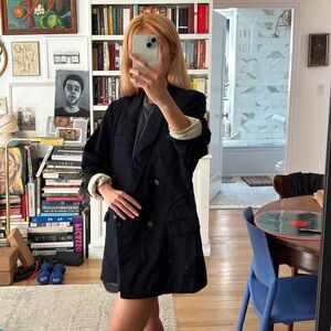 LORO PIANA men's navy blue cashmere jacket